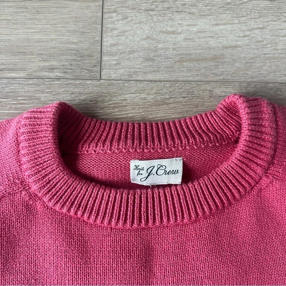 J. Crew 100% Cotton Pink Sweater